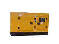 Générateur diesel silencieux triphasé 25 kW 30 kVA, insonorisé, moteur Weichai, groupe électrogène avec alternateur sans balais pour l'industrie