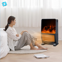 Chauffage Céramique PTC Télécommandé à Chauffage Rapide avec Protection Contre la Surchauffe et Thermostat Réglable - Appareil Électrique Domestique Portable