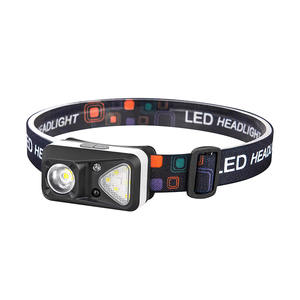 USB 충전식 LED 헤드램프 (센서 모드 포함, 야외 캠핑, 야간 하이킹, 낚시 및 작업용) - Product Image 1