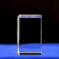 HZ Cubo di Cristallo K9 Vuoto per Incisione Laser 3D, Fornitore e Produttore di Cristalli