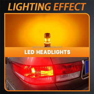 JIACHI 1156 BAU15S PY21W 3156 LED jaune ambre feu de signalisation latéral avec ventilateur Canbus BA15S P21W T20 7440 W21W LED indicateur antibrouillard - Product Image 3