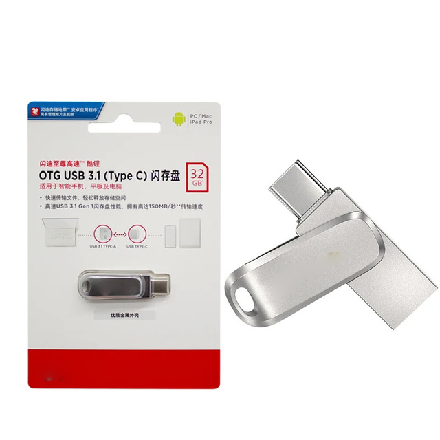 San Disk SDDDC4 Ultra Luxe USB 3.1 3.0 Flash Drive 512GB Type C 256GB Dual Pendrive 128GB 64GB 32GB Metal Type a OTG Flash Drive