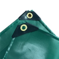 Bâche imperméable robuste 10x20 vert foncé enduite pour abris de jeux pour enfants ou couvertures de piscine