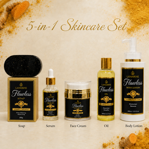 Ensemble de soins de la peau de luxe biologique à la collagène et à la vitamine C, avec lotion pour le corps et crème réparatrice pour le visage, pour un soin nourrissant - Product Image 5