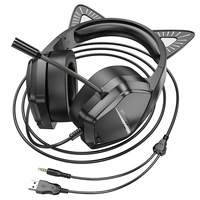 Hoco W103 Headset Gaming Berkabel Over Ear dengan Unit Speaker 40mm Kontrol di Kabel PC Esports