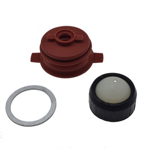 Volkswagen Audi Gear <b>Shift</b> <b>Knob</b> Repair Kit 8D0798151 3 Piece Set Rubber Plastic Rustproof - Product Image 1