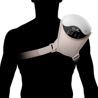Cinturón eléctrico inteligente para aliviar el dolor, masajeador de hombros con vibración para cuello y calefacción