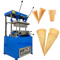 Cône de sucre gaufré entièrement automatique faisant la machine/machine à glaçons à vendre
