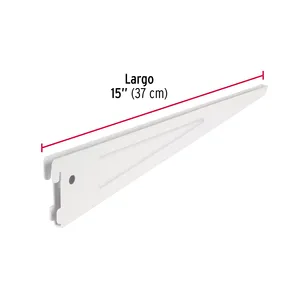 FIERO 37cm doppia cerniera staffa piatta scatola bianca con 10 unità per prodotti staffa - Product Image 3