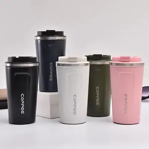 16oz Portable Stainless Steel Office Cup Promotional Thermo Travel Coffee Mug