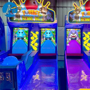 Machine de récompense d'arcade intérieure interactive pour enfants, jeu de bowling forestier à monnayeur - Product Image 2