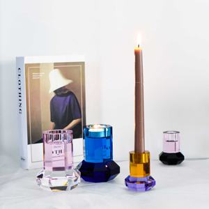 Chất Lượng Cao Kim Cương Hình Dạng Cơ Sở Tầng Thường Vụ Handmade Trang Chủ Bảng Trang Trí Pha Lê <span class=keywords><strong>Candle</strong></span> <span class=keywords><strong>Holder</strong></span> - Product Image 1