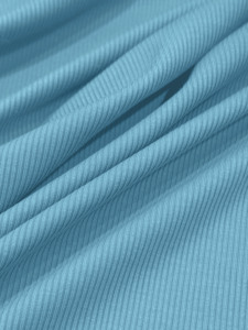 Tessuto a Costine Sostenibile 90,5% Lyocell 9,5% Spandex Elasticizzato in 4 Direzioni, Traspirante e Antipiega per Magliette e Top da Donna - Product Image 2