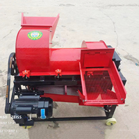 Machine à battre le grain multifonctionnelle électrique/essence/diesel pour le blé, le maïs, le riz paddy, le soja, le sorgho - Semi-automatique