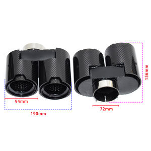 Puntas de escape de fibra de carbono <span class=keywords><strong>BMW</strong></span> <span class=keywords><strong>M</strong></span> Performance para G20 G21 G22 G26 320i 325i 330i 330e 340i 425i 430i, boquilla de silenciador - Product Image 5
