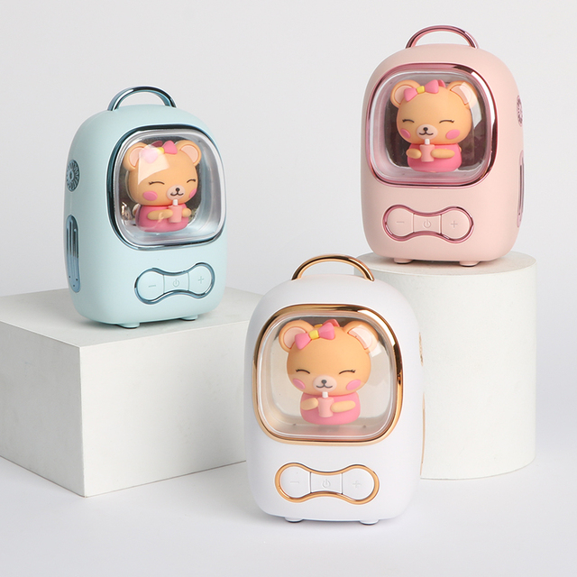 Aoolif Customizable Colorful Light Wireless Speaker Cute bluetooth Speaker for Girls/kids Gift