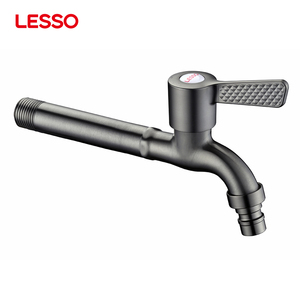 Robinet mural LESSO pour <span class=keywords><strong>machine</strong></span> à <span class=keywords><strong>laver</strong></span>, robinet de lavabo domestique, robinet d'<span class=keywords><strong>eau</strong></span> froide simple à ouverture rapide, robinet allongé - Product Image 1