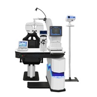 SJ Optics LY-177 Durable Electric Lift Vision Clinic Optometry Exam Table with Comfortable Reclining Chair Eye Care Center