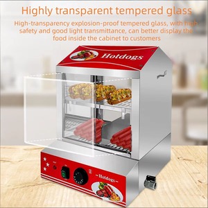 เครื่องอุ่นฮอทดอกและ<span class=keywords><strong>ขนม</strong></span>ปังอัตโนมัติสำหรับร้านอาหารและร้านขายขนม ประสิทธิภาพสูง รุ่นใหม่ล่าสุด - Product Image 4