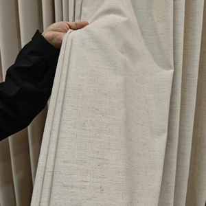 Rideau occultant personnalisé YCSP <span class=keywords><strong>en</strong></span> tissu mélangé polyester-<span class=keywords><strong>lin</strong></span>, <span class=keywords><strong>rideaux</strong></span> plissés <span class=keywords><strong>en</strong></span> <span class=keywords><strong>lin</strong></span> <span class=keywords><strong>pour</strong></span> chambre à coucher, salon, bureau - Product Image 3