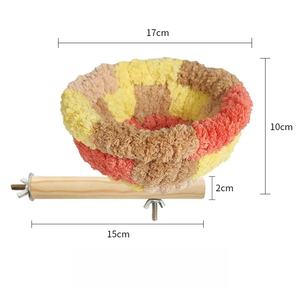 Fluffy Bird Sleeping Snuggle Hut Bed Maison d'<span class=keywords><strong>oiseau</strong></span> d'élevage pour <span class=keywords><strong>nid</strong></span> d'<span class=keywords><strong>oiseau</strong></span> Conure - Product Image 5