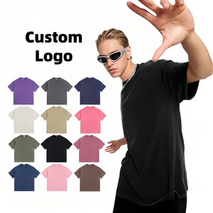 Camiseta de Alta Calidad con Lavado Ácido, 250G, para Hombre, 100% Algodón, Corte Regular, Manga Corta, Estilo Urbano, Personalizada, Desgastada, Vintage - Product Image 1