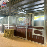 Écuries pour chevaux en bois préfabriquées 24x24, écuries pour chevaux