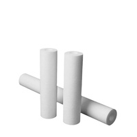 2.5 "* 20 pouces mince PP filé filtre soufflé par fusion 5 microns prix de la cartouche filtrante pour système de traitement de l'eau