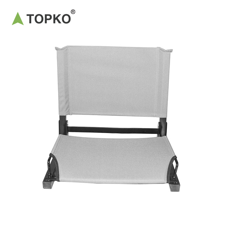 Chaise De Camping Pliante Tapis De Siège Extérieur Tissu Oxford 600D Portable, Parfait Comme Chaise De Pique-Nique, Stade, Plage Ou Festival