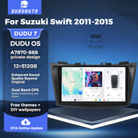 DUDUAUTO DUDU7 A7870 YL888 Autoradio Multimédia Lecteur Audio GPS Car-Play Dual GPS DTS pour Suzuki Swift 4 2011 - 2017