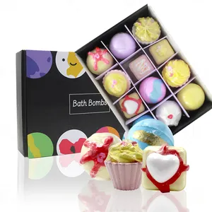 Private Label Organic Colorful Bomb Bath For Bath Fun And Body Care Works Bath Bombs