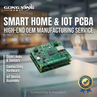 Service de fabrication OEM haut de gamme pour PCBA de maison intelligente et IoT, hubs intelligents, capteurs, connectivité, assemblage de matériel, ISO 9001