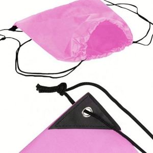 Customized 30cm Polyester Nylon Drawstring <b>Backpack</b> Low MOQ Reusable Draw String Bags <b>Cheap</b> - Product Image 4