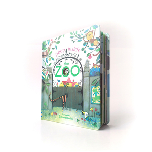 Vente en gros d'usine Livre cartonné pour enfants et bébés avec rabat <span class=keywords><strong>à</strong></span> soulever Livre pop-up 3D pour enfants Impression d'animaux - Product Image 3