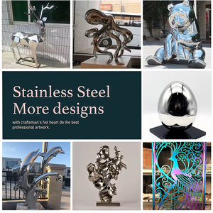 Escultura <span class=keywords><strong>de</strong></span> luz abstracta <span class=keywords><strong>de</strong></span> acero inoxidable personalizable Paisajes urbanos y espacios públicos Obra <span class=keywords><strong>de</strong></span> <span class=keywords><strong>Arte</strong></span> <span class=keywords><strong>de</strong></span> metal con técnica <span class=keywords><strong>de</strong></span> chapado - Product Image 5