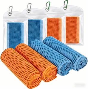Serviette rafraîchissante en microfibre avec logo personnalisé, design luxueux, pour événements sportifs, cadeaux promotionnels - Product Image 1
