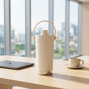 500ml Stainless Steel Vacuum Insulated <b>Tumbler</b> Lid <b>Straw</b> Leakproof Portable <b>Handle</b> Eco-Friendly Modern Design for Outdoor Use - Product Image 1