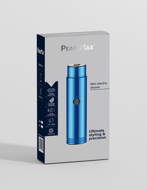Pearl Max Rechargeable Razor Men's Mini Electric Shaver Razor Trimmer Shaver