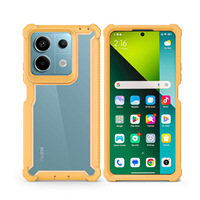 Coque rigide transparente 3 en 1 pour téléphone portable Xiaomi 15 Pro Note 14 Pro Plus 5G antichoc