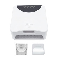 Lampu Kuku UV LED Profesional Portabel 2066 Dual Zone Sensor Pintar Pengeringan Cepat Layar LCD Untuk Salon dan Rumah