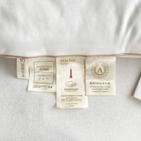 Ruban de satin soyeux, lisse et durable pour oreillers et literie – Étiquette écologique, imperméable, personnalisable pour textiles de maison, taille et couleur sur mesure