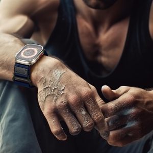 Ultra <span class=keywords><strong>2</strong></span> 49mm 45mm 44mm regolabile fibbia in metallo da uomo cinturino in Nylon IWatch serie 9 nuovi cinturini in tessuto traspirante - Product Image 5