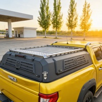 Couverture de benne universelle pour pick-up, en alliage d'aluminium sur mesure, style sport, rigide, coulissante des deux côtés, étanche, options de décoration