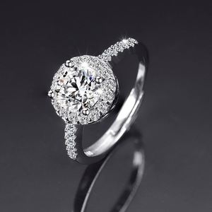 Sparkling Full Zircon Diamond <b>Ring</b> <b>Adjustable</b> Open Zircon <b>Ring</b> Wedding Engagement Copper <b>Rings</b> for Bridal Wedding Jewelry - Product Image 2
