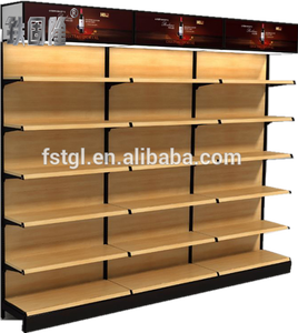 Estantería de exhibición de alta calidad para tienda de licor, armario de vidrio montado en la pared de metal, estante de <span class=keywords><strong>madera</strong></span> para vino, estantes de supermercado - Product Image 6