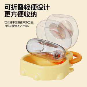 Bouteille d'eau DouDou Pig, distributeur d'eau portable pour chien, grande capacité, plastique, utilisation en extérieur, rose - Product Image 3