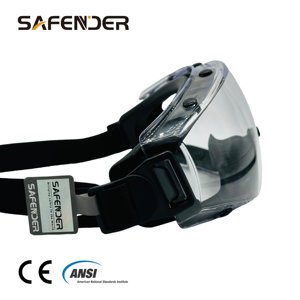 Gafas de Seguridad SAFENDER Z87 Antivaho, Antirrayaduras, Antiestáticas, <span class=keywords><strong>Lentes</strong></span> de Policarbonato de Marco Completo, Protección Industrial para Soldadura - Product Image 4