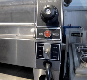 Vitrine de présentation de nourriture de restaurant électrique en acier inoxydable de luxe professionnelle avec verre, garantie 1 an, 220V 2.6kW - Product Image 5