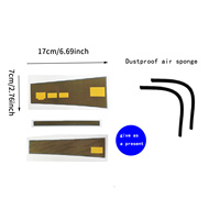 Housse de protection avec éponge ventilée pour console PS5 Slim, accessoires anti-poussière, filtres anti-poussière pour PS5 Slim Digital et Disc