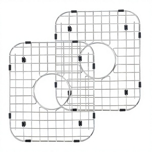 Rejilla de acero inoxidable 304 para fregadero, escurridor de platos, rejilla inferior de malla de alambre, accesorio - Product Image 2